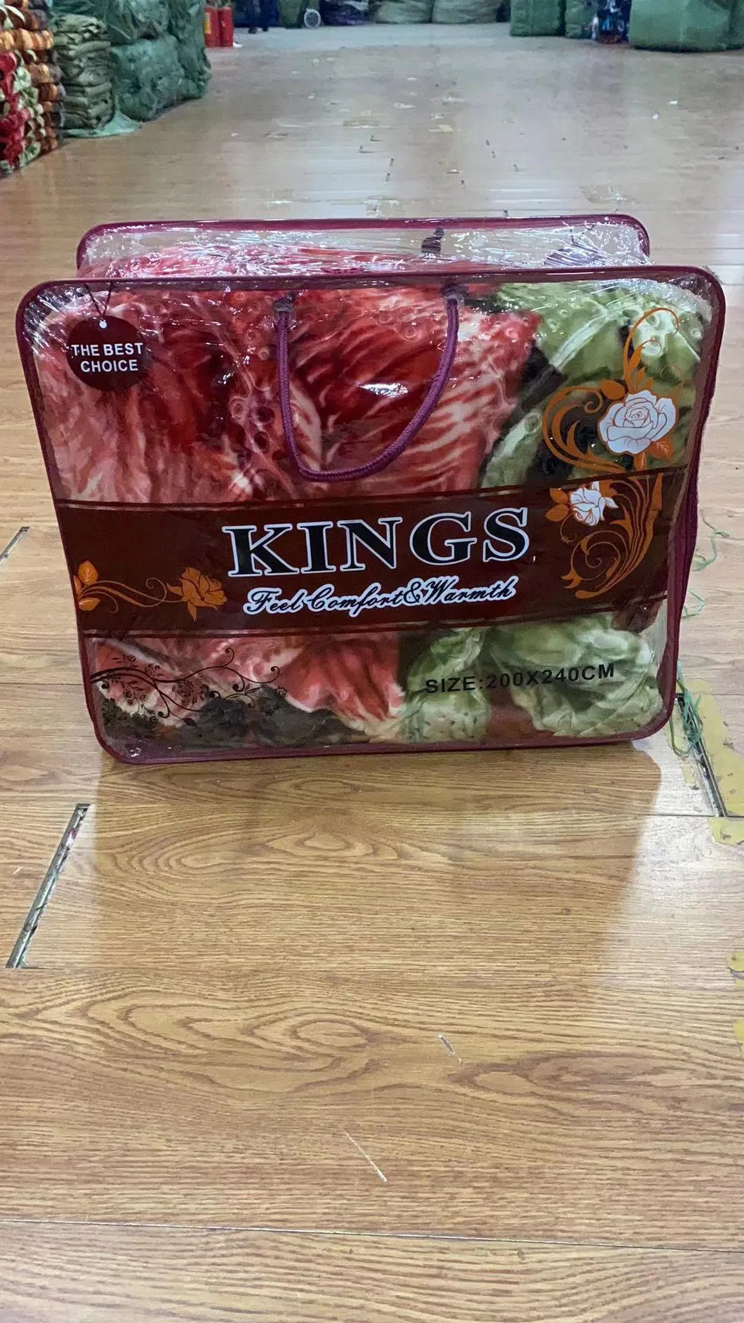 Stock Mink Raschel Blankets 2-4 and 5~10 Kg 240X260cm