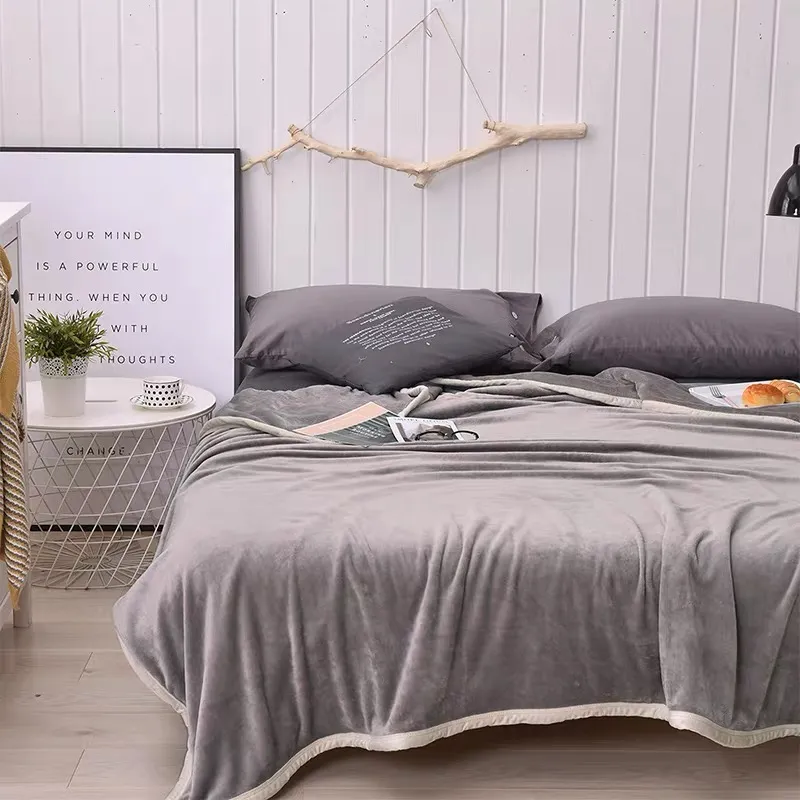 Summer Blanket Sheets Single Coral Velvet Flannel Blanket Office Nap Air Conditioning Blanket