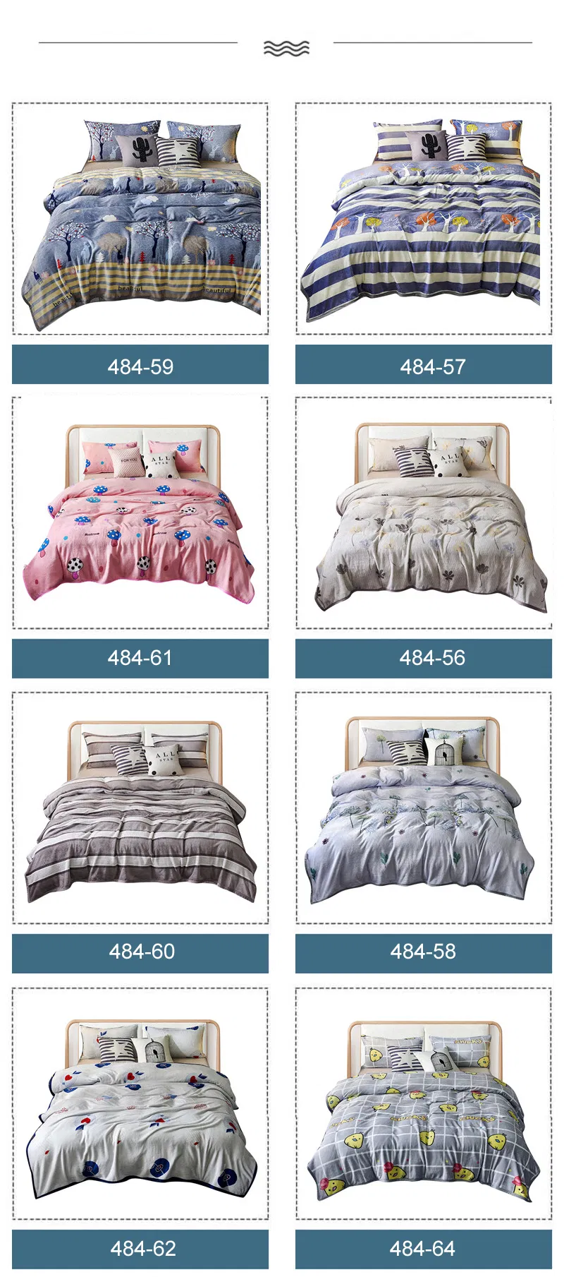 Ultra-Soft 100% Polyester No Pilling Floral Blankets