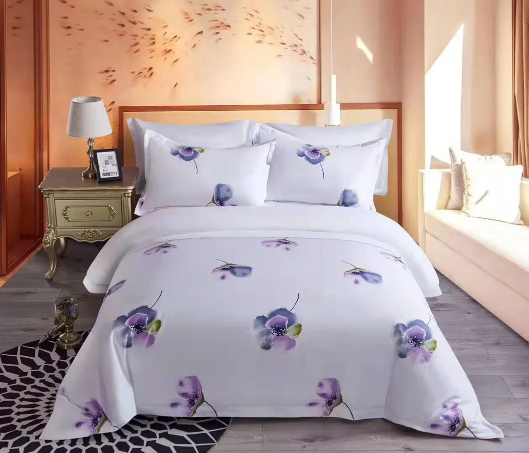 White Hotel Room Linens 330tc High Quality Bedsheets Duvet Covers