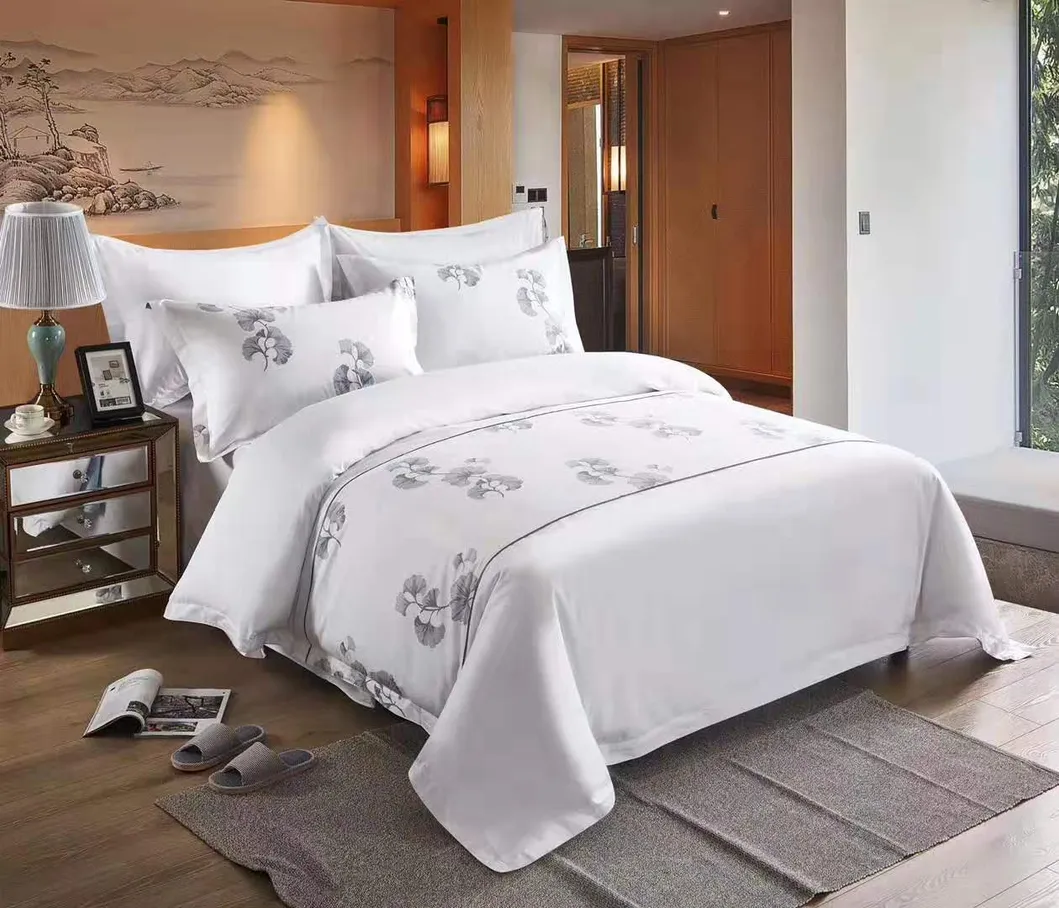 White Hotel Room Linens 330tc High Quality Bedsheets Duvet Covers