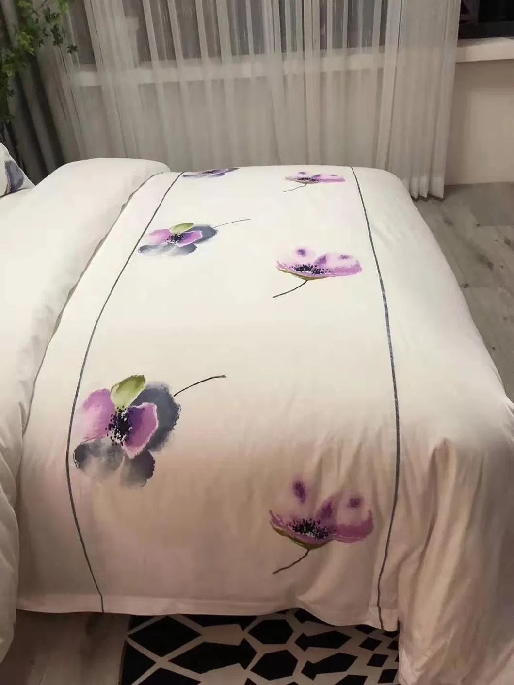 White Hotel Room Linens 330tc High Quality Bedsheets Duvet Covers
