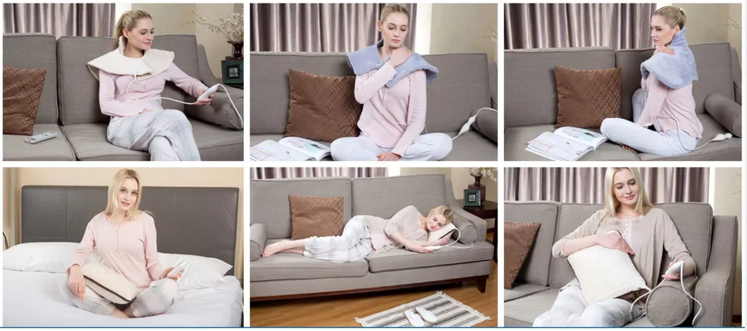 Wholesale 50X60′ ′ Super Cosy Flannel Heated Throw Microplush Electric Heating Throw Blanket