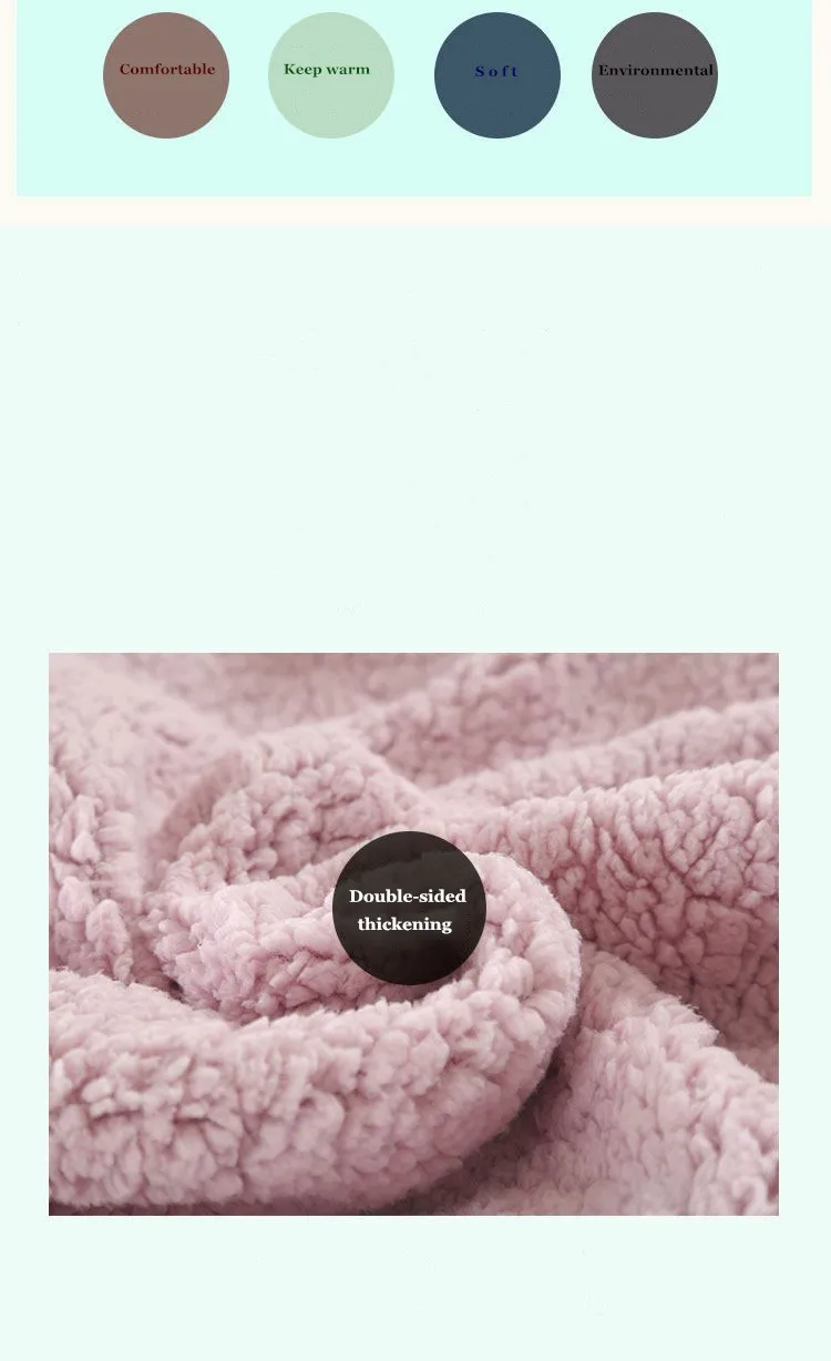 Wholesale Custom-Made Flannel Polar Fleece Lamb Single-Layer Double-Layer Blanket