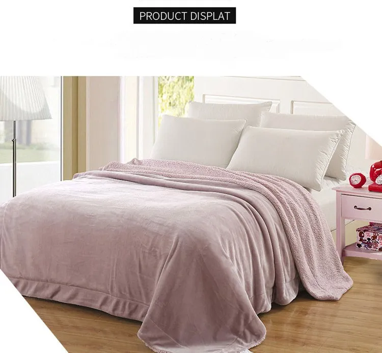 Wholesale Custom-Made Flannel Polar Fleece Lamb Single-Layer Double-Layer Blanket