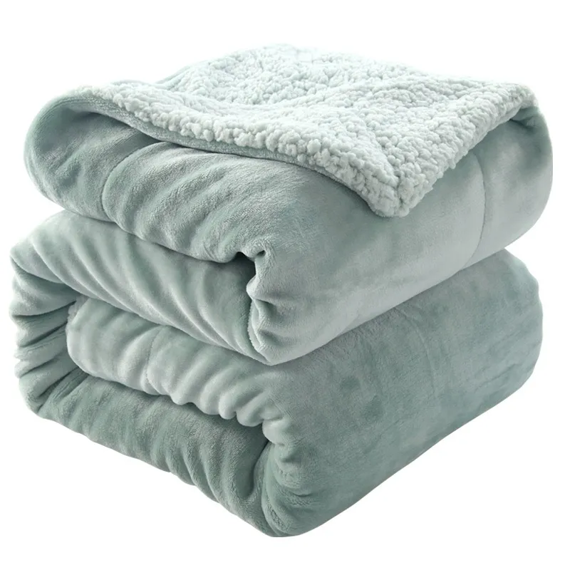 Wholesale Custom-Made Flannel Polar Fleece Lamb Single-Layer Double-Layer Blanket