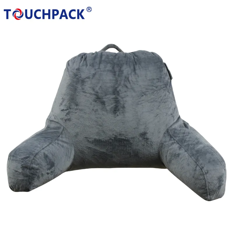 Wholesale Good Quality Comfortable Velvet Cover Shredded Memory Foam Back Support Cushion Pillow
