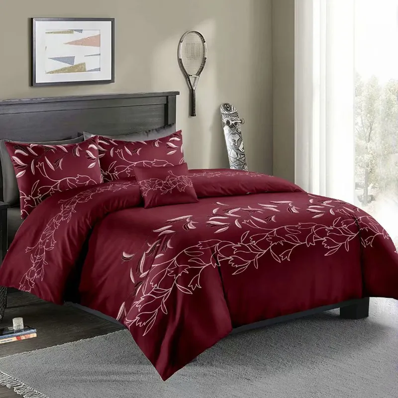 Wholesale Microfiber 100% Polyester Printing Comforter Sets Bedding Textile