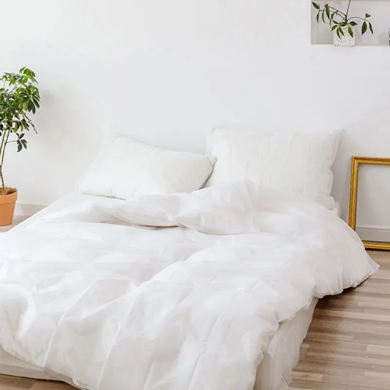 Wholesale Soft Comfortable Hotel Queen Size Bedding Sets Disposable Bed Sheets for Travel